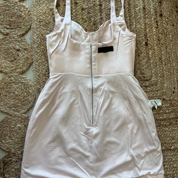 ZARA Pastel Pink Satin Mini Dress – Size S (Ref. 3065/371/621) 💖 - Picture 10 of 15